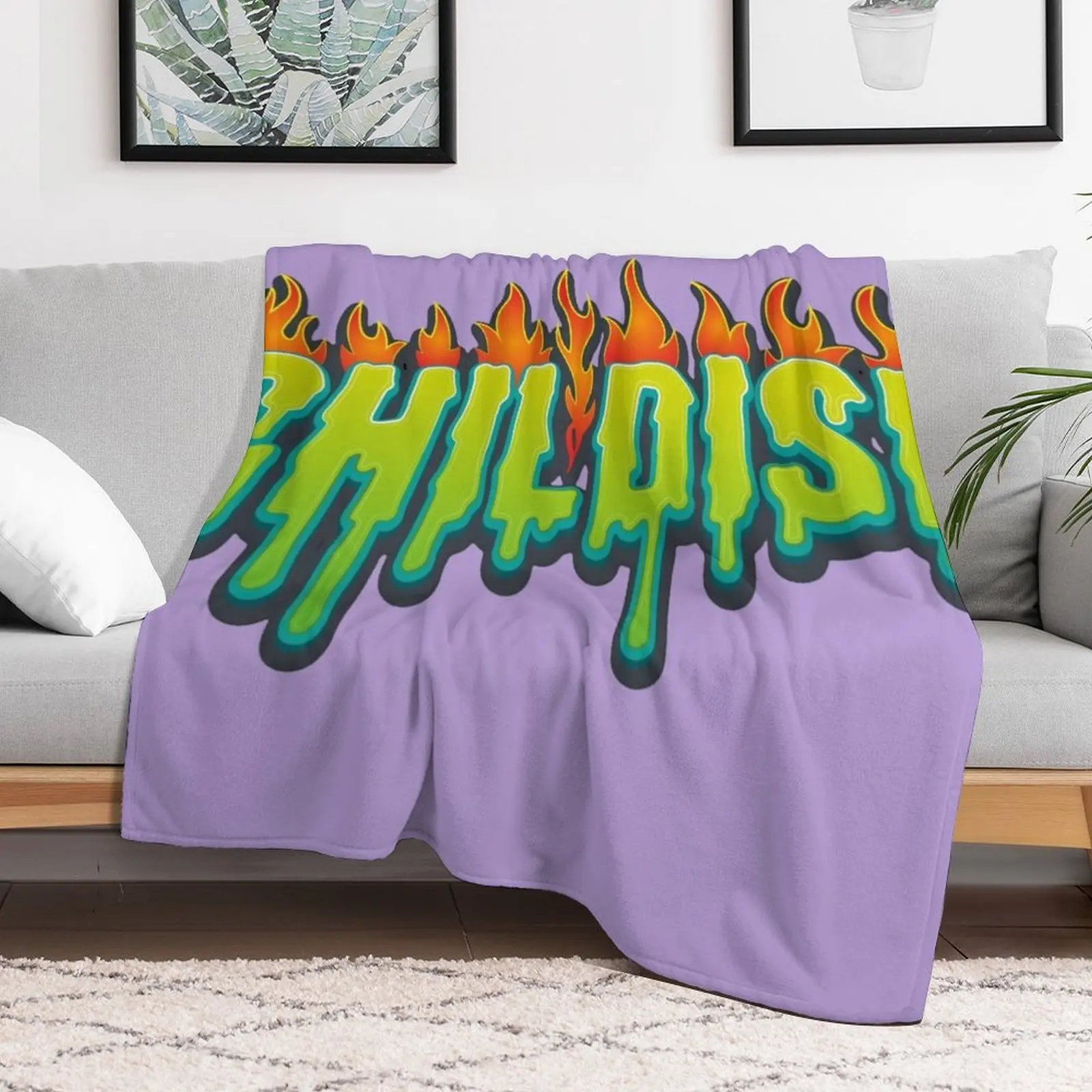 TGFbro - Childish (Purple Flames) Throw Blanket For Baby Baby for sofa Vintage Blankets