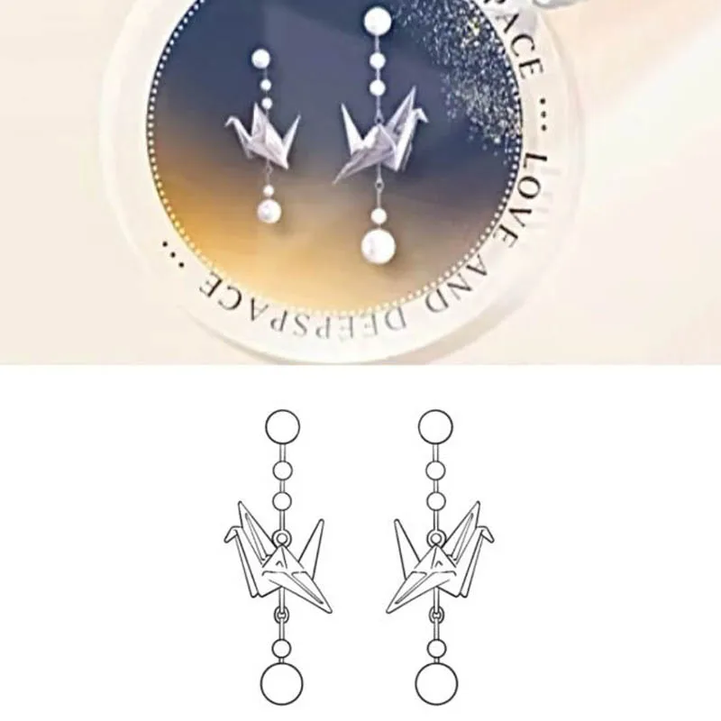 Game Love And Deepspace Zayne Rafayel Caleb Cosplay Earring Pearl Shell Earstuds Earwear Women Jewelry Wedding Accessories Gift