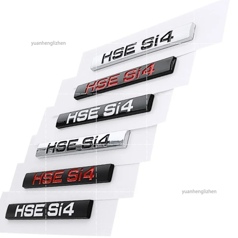 Car Styling 3D HSE SCV6 SCV8 Si4 ABS Adhesive Emblem Badge Decal for Land Rover For Ranger Rover Voguese Defender Refit