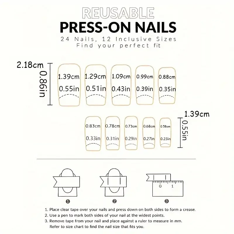 24Pcs Short Square Press on Nail French Relief Flower Pearl Fake Nails for Women and Girl Detachable Wearable Nail Art