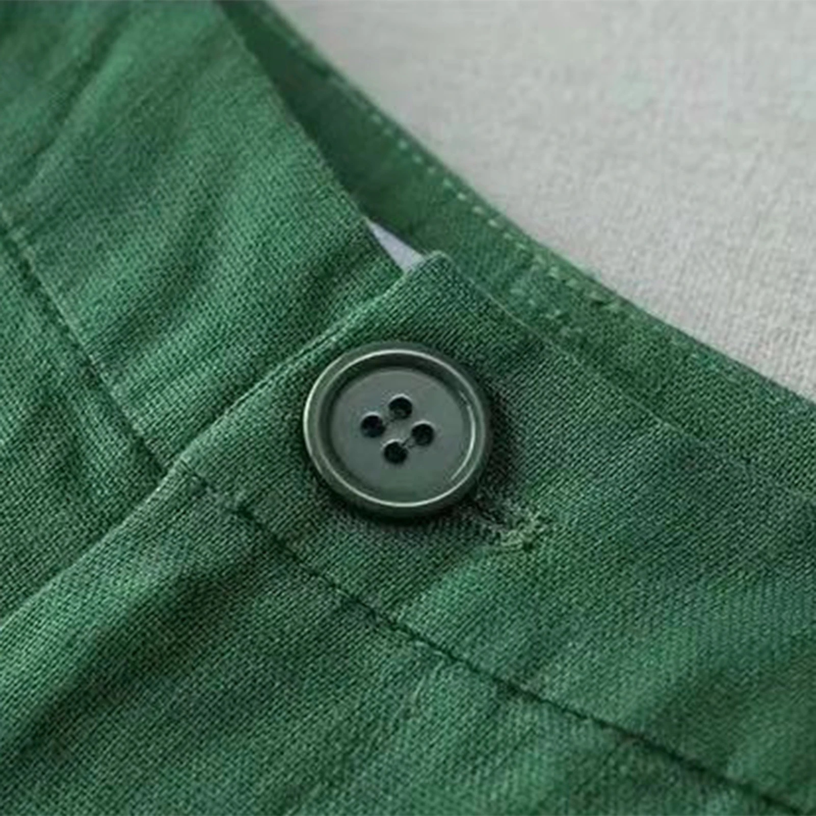 Women's cheap shorts harajuku summer Cotton linen tall waist wide leg pants solid color Ladies trousers dropshipping