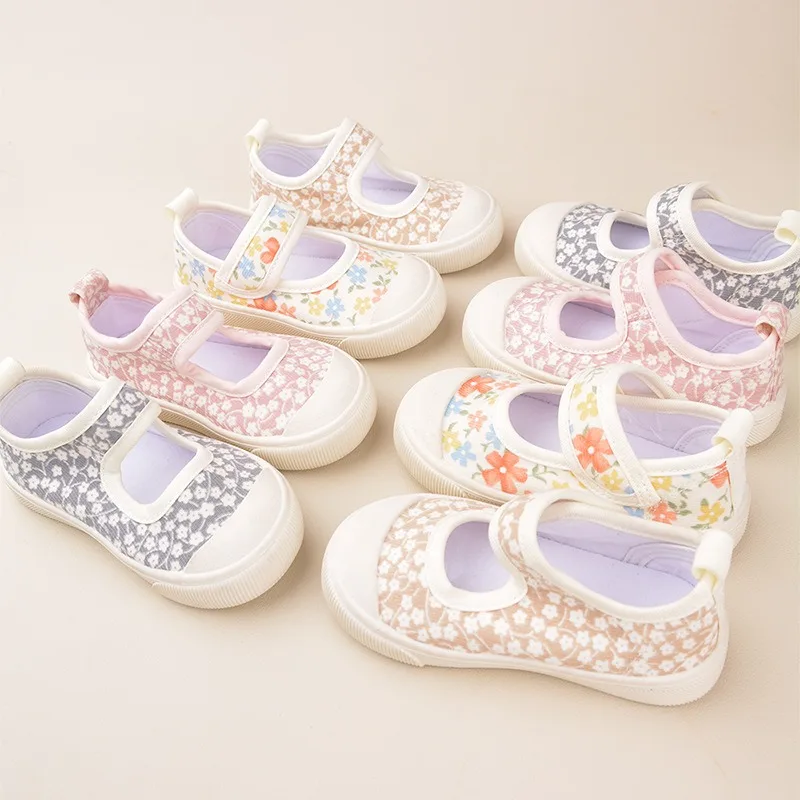 Child Canvas Shoe 2025 Autumn New Style Girl Bottomed Breatha Board Shoe Fashiona Child Comforta Casual Women Sport Shoe