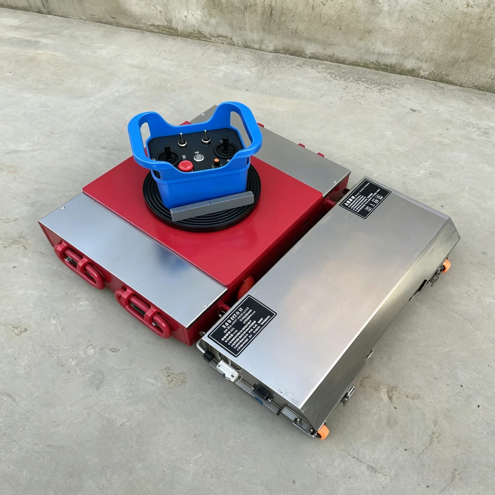 Warehouse Transporting Skate Remote Control Machine Moving Trolley Electric Cargo Roller Carrying Truck Factory Equipment Dolly