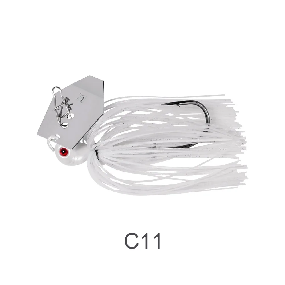 NOEBY Chatterbaits 10,5g 14g 21g 28g 35g Nadelhaken-Bladed-Jig Drahtköder Wobbler für Barsch und Hecht Chatterbait Angelköder
