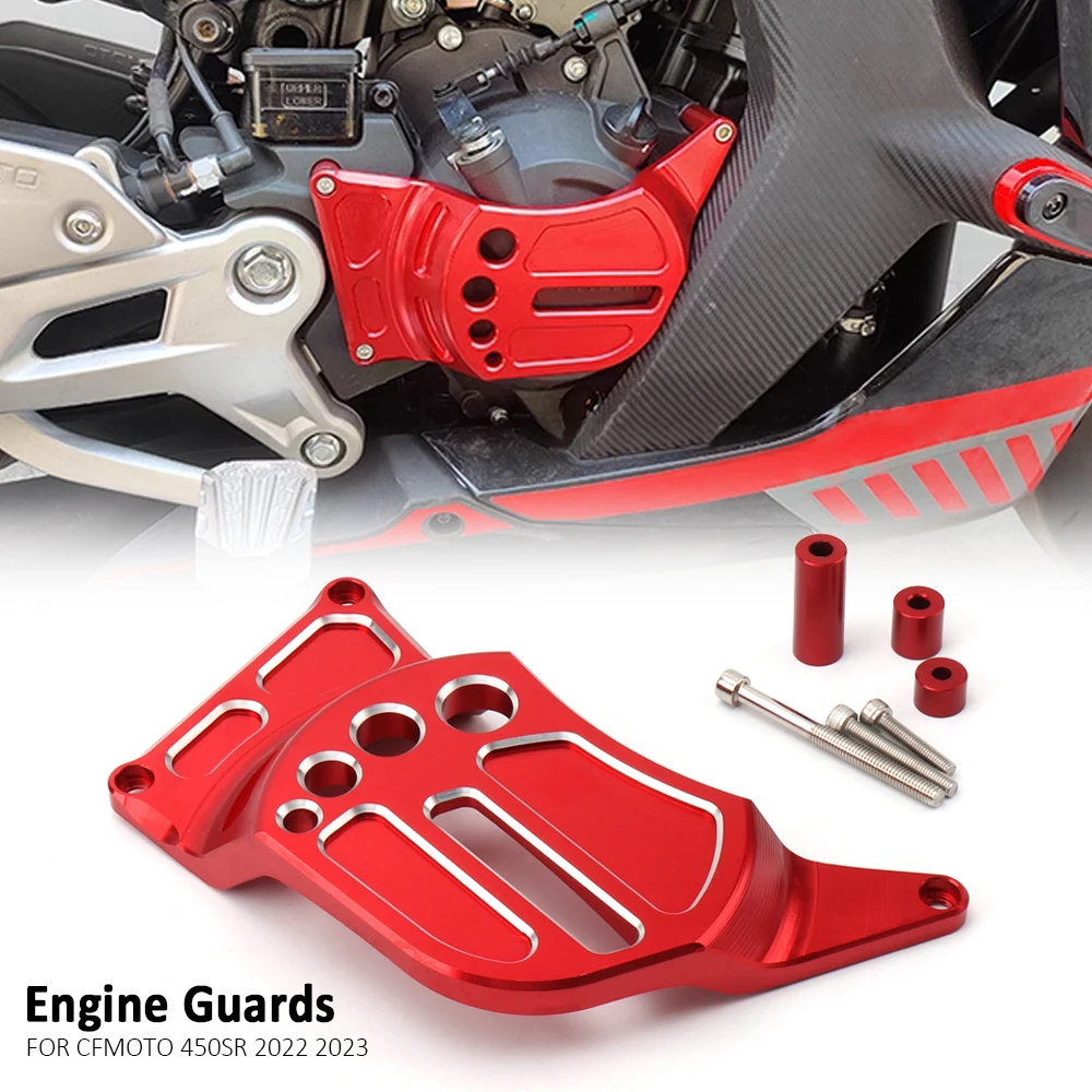 

Motorcycles Engine Cylinder Cover Head Protection Cover Guards Fit For CFMOTO 450 SR 450SR 450sr 450 sr 2022 2023