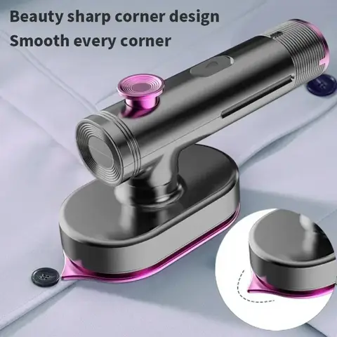 Zai Xiao 휴대용 휴대용 다리미, 회전 및 접이식 스팀 다리미, 가정용 여행, 건식 및 습식 미니 교수형 다림질 기계