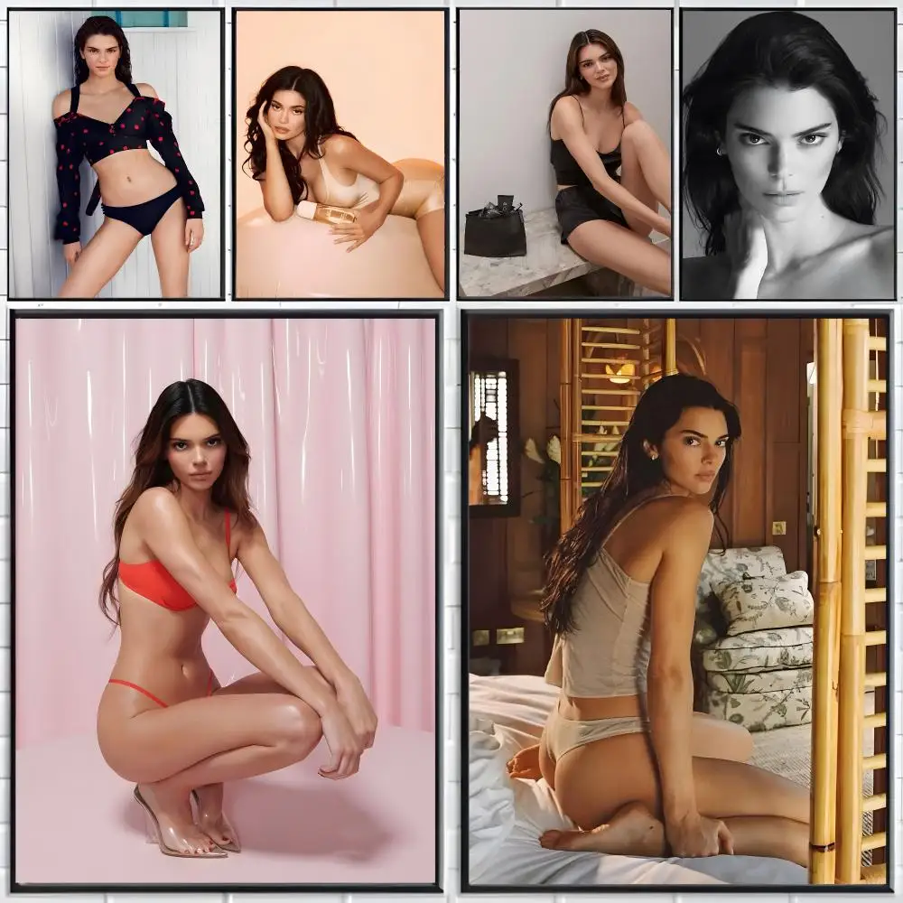 Entertainer Kendall Jenner Poster Distinct Home Decor Concepts Chic Indoor Art Pieces