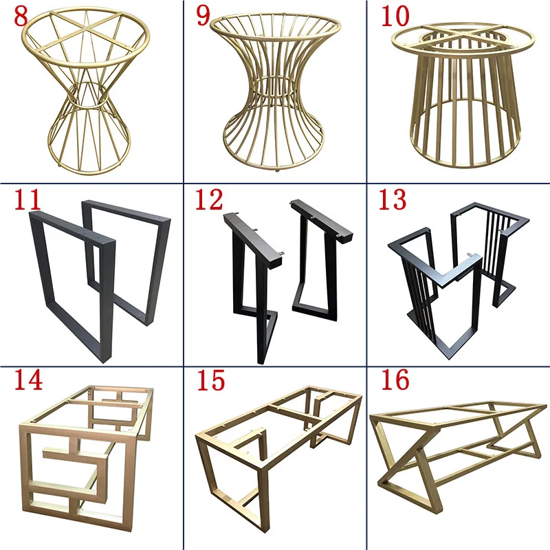 Customized rock slab table legs bracket marble table legs large board table feet coffee  shelf metal stainless steel