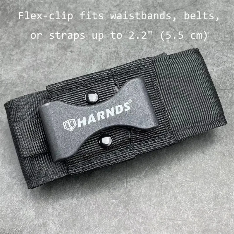 Small Nylon Knife Pliers Sheath Pouch Waist Belt Multi Tool Holster EDC Tools Storage Bag with Elastic Side Panels Organizer Bag