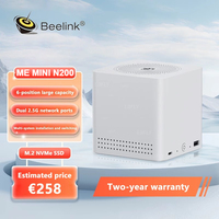 2025 NEW Beelink ME Mini Intel N200 12GB LPDDR5 64G eMMC 2T SSD WiFi6 4K Dual 2.5G Lan Mini PC 4800MHz Computer Gaming PC