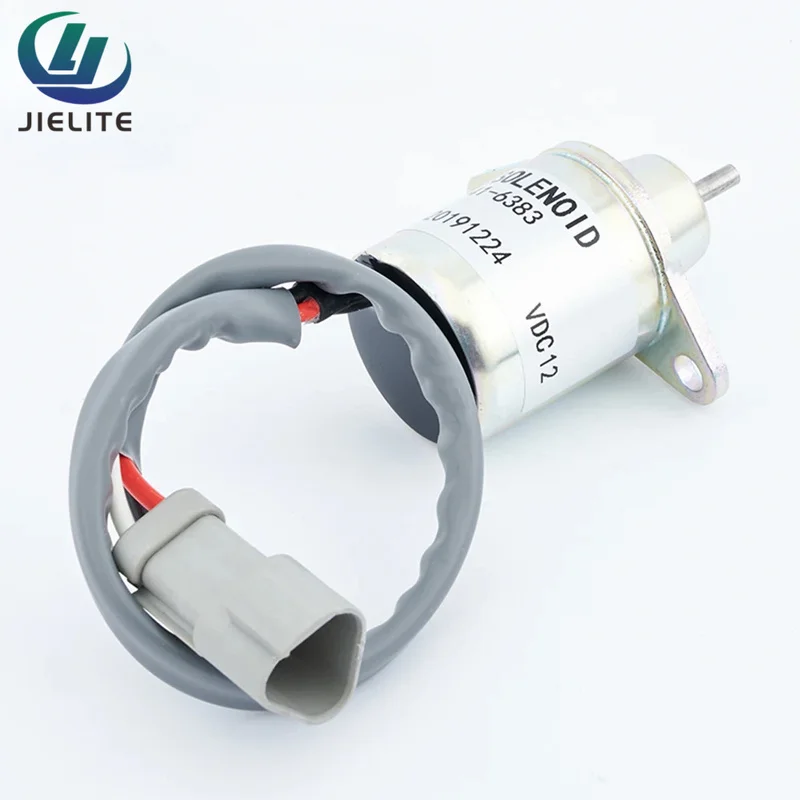 12V 41-6383 Fuel Shutoff Solenoid Valve For Diesel Generator Set Replacement Spare Parts