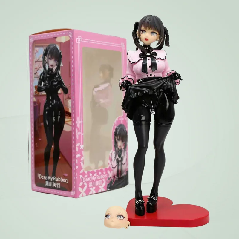 

Аниме-фигурка Gantz Kurokawa Miwa: Красивая девушка в повседневной одежде, сменные лица, коллекционная модель, игрушка, украшение для стола, подарок