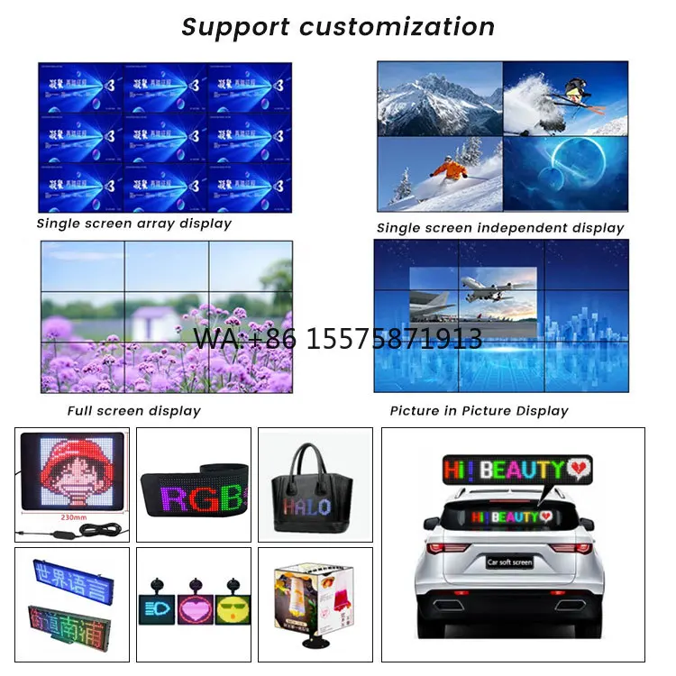 

P5 SMD 32*16 Panel Module P3.91/P4.98 LED Video Processor Airport SDK Outdoor Waterproof Full Color Led Screen Display