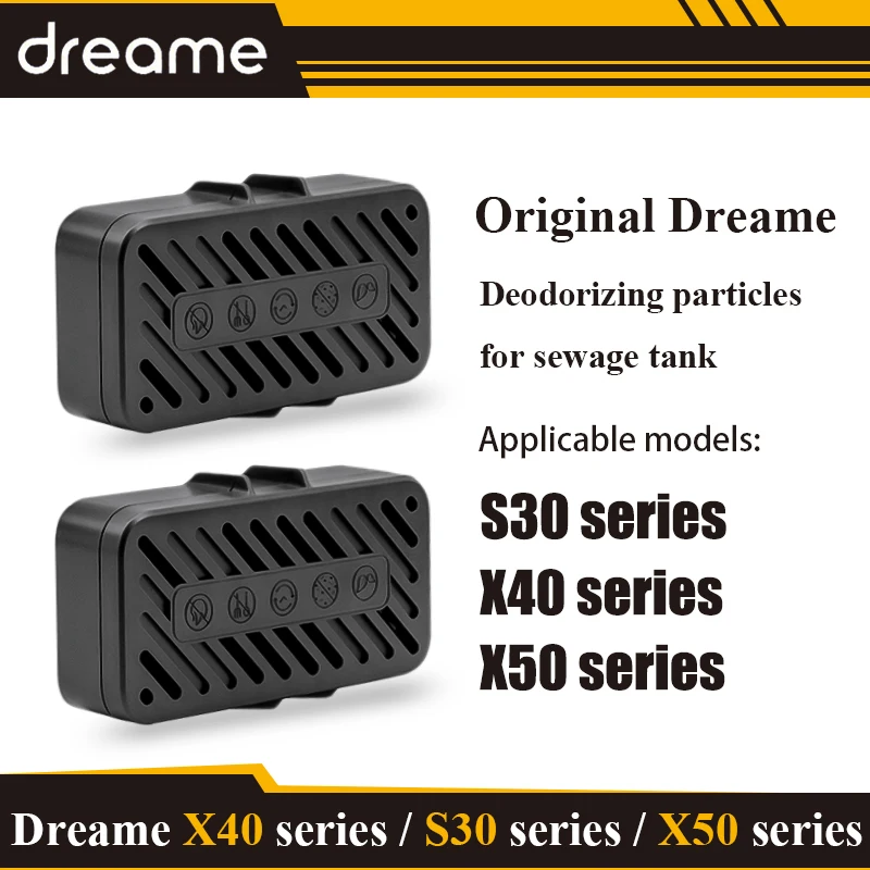 Original Dreame X50 serie/X40 series/S30 series Vacuum Cleaner Sewage Tank Deodorization Particles Replaceable Accessories