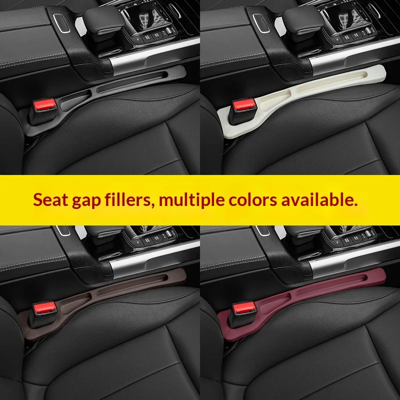 1Pair  Seat Gap Plug Strips Seat Edge Protection Plug Strips and Seat Anti-leakage Gap Strips for The Driver and Front Passenger image 2