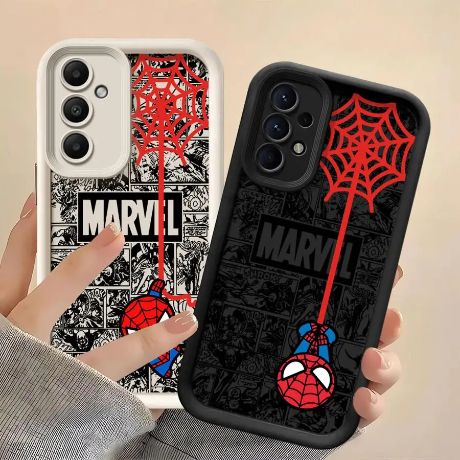 

Funny Cartoon Marvel Spiderman Soft Cover Case for Samsung Galaxy A36 A34 A32 A16 A23 A12 A33 A24 A13 A14 A26 A22 A56