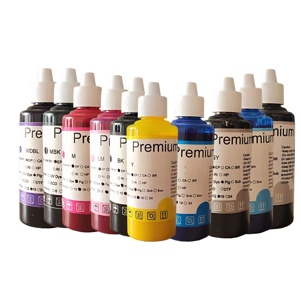 1set 100ML T47A1 T46A1 Pigment Ink For Epson SC-P700 P704 P706 P708 P900 P904 P906 P908 Printer Refill Ink(10 colors available)