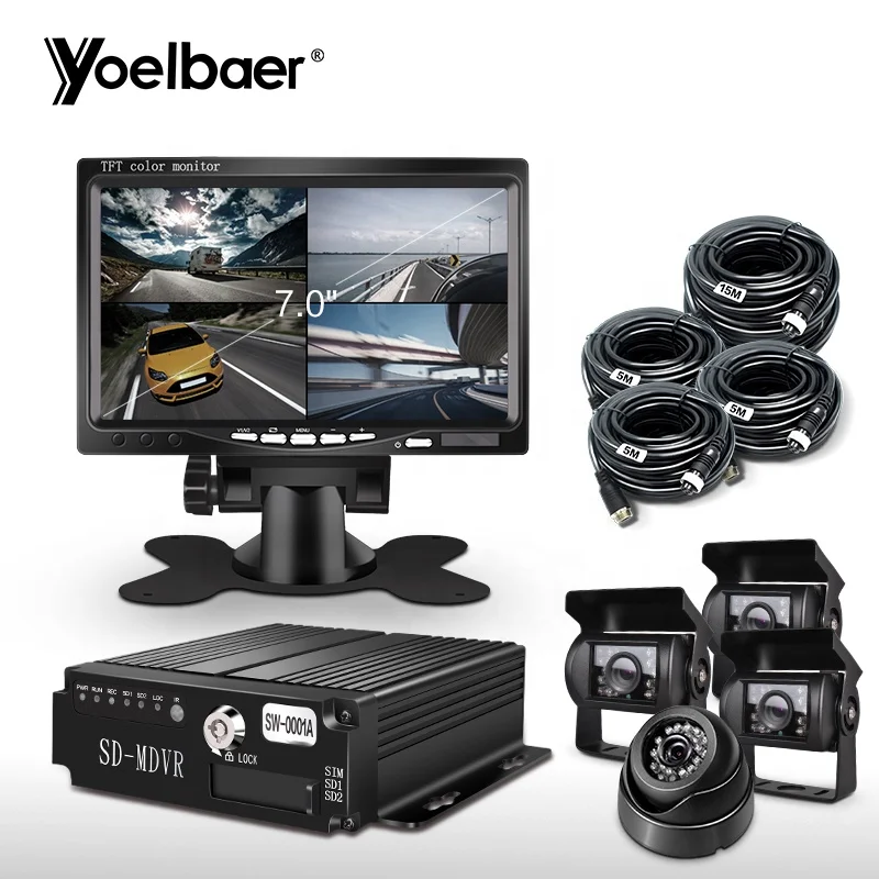 

Маши в наличии, оптом, 4-канальный мобильный цифровой MDVR, руководство пользователя, HD 720p, автомобильная камера, видеорегистратор, видеорегистратор