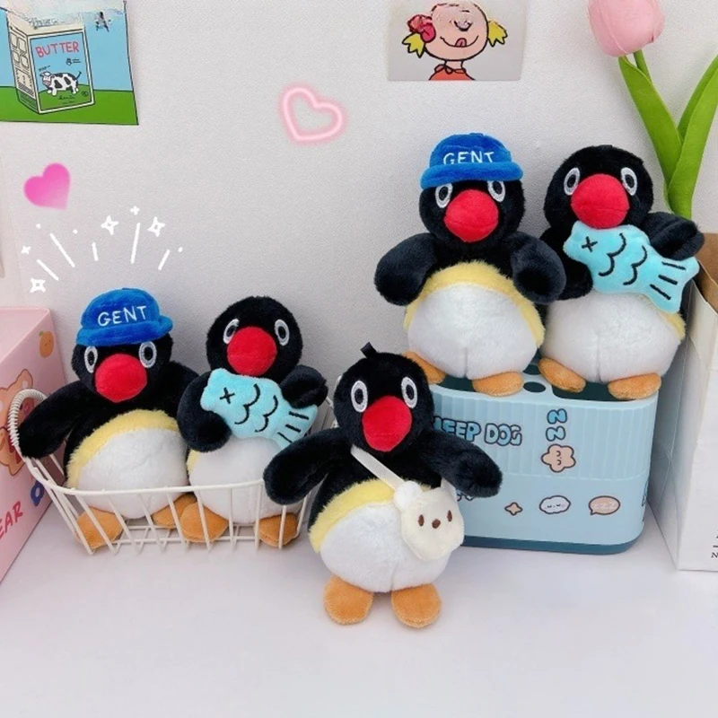 Cute Fat Penguin Plush Animals Doll Toy Keychain Pendant Backpack Hangings Decoration