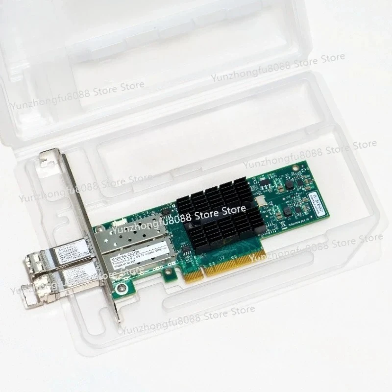 MCX312B-XCCT Ethernet Dual SFP+ Port Adapter Card 10G NIC&2pcs Original Optical Transceiver