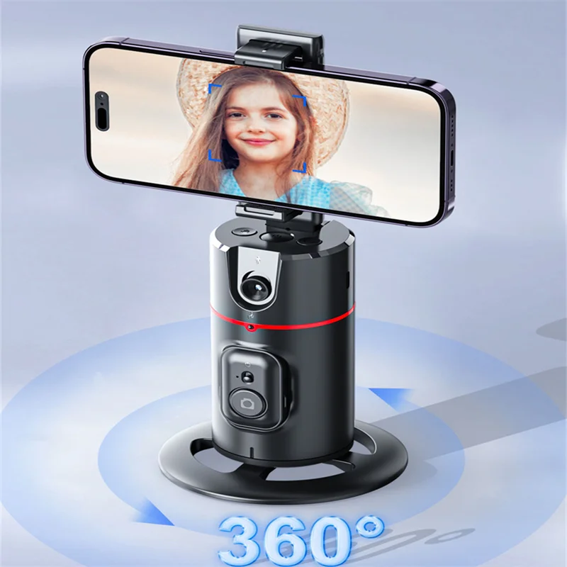 COOL DIER 2024 New 360 Rotation Gimbal Stabilizer Desktop AI Automatic Tracking gimbal With Remote shutter For Smartphone Tiktok