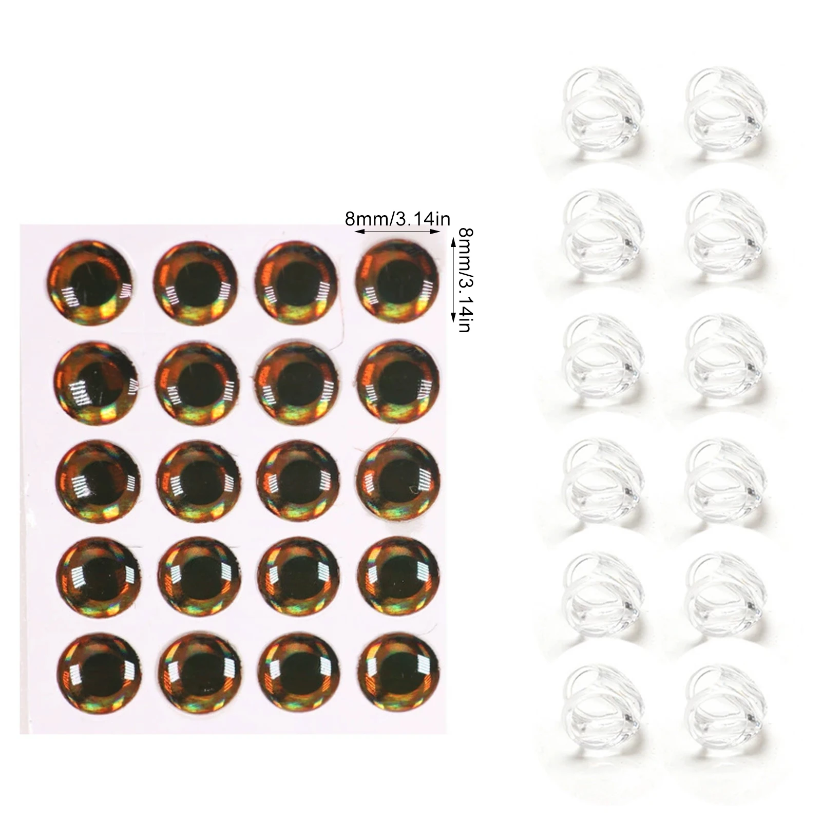 Calaveras de pez transparentes – Atado de moscas agua dulce y salada - imagen 5
