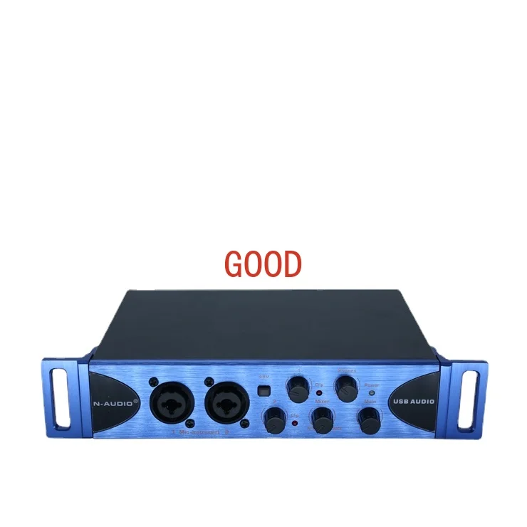 Live-Streaming-Soundkarte USB-Audio box Audio-Interface 2*2 USB-Aufnahme system