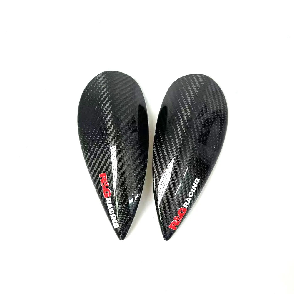 For Kawasaki Ninja 650 Z650 17-23 Motorcycle Modification Fuel Tank Carbon Fiber Protection Block Anti Fall Cover Accessories