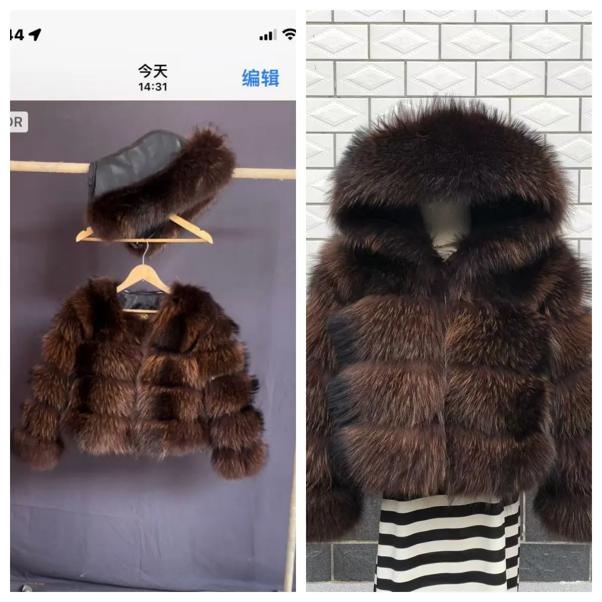 2025 ใหม่แฟชั่น Fox FUR Coat Elegant สไตล์คุณภาพสูงหนังหรือผู้หญิง