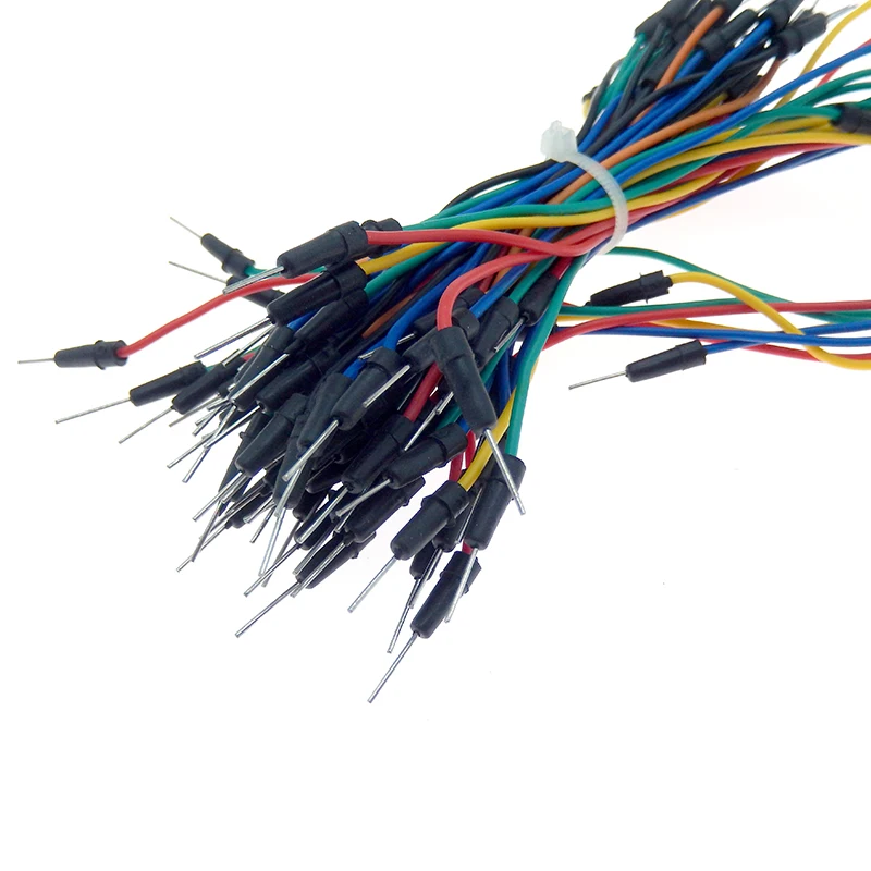 65 pçs/lote nova placa de ensaio flexível sem solda cabos cabos linha placa pão