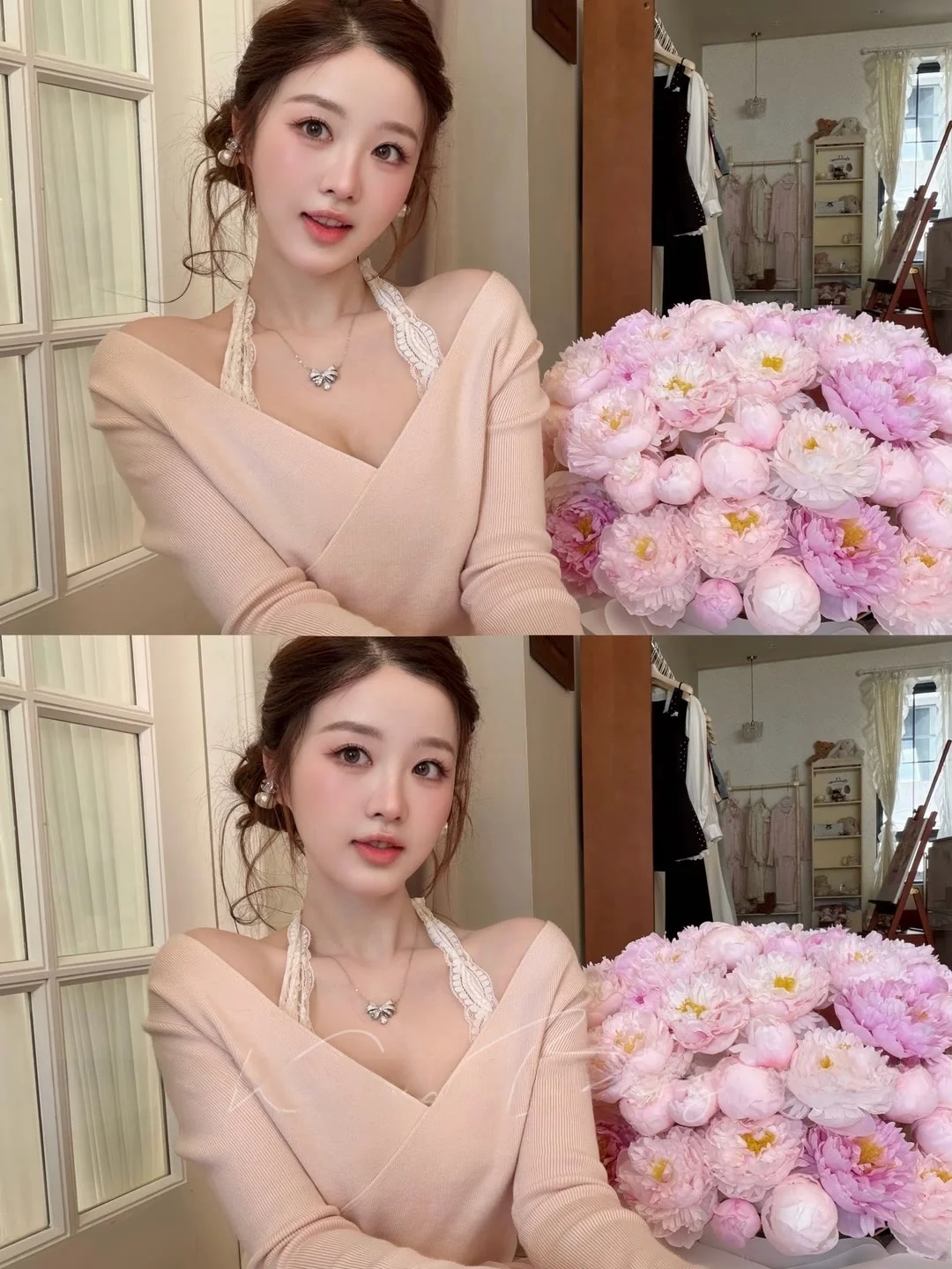 

Однотонный вязаный топ с V-образным вырезом, рукавами «летучая мышь» и открытыми плечами, а также юбка-миди на бретельках для женщин, весенний модный комплект