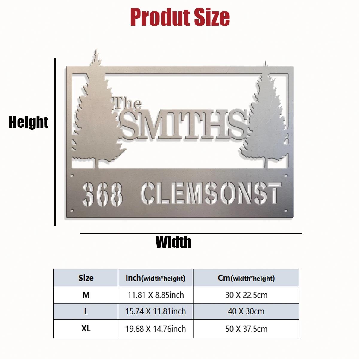 1pc Custom Twins Tree Name Metal Wall Door Plaque,Home Room Garden Garage Door Fence Farm Decor,House Seasonal Family Gift