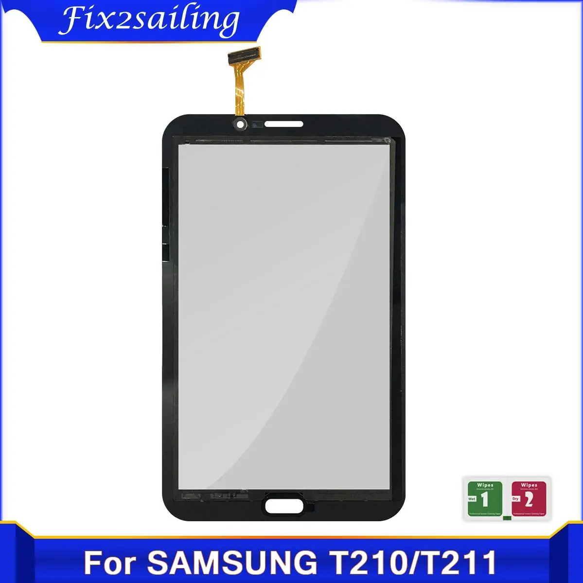 New 7\'\' For Samsung Galaxy Tab 3 SM-T210 SM-T211 SM T210 T211 Touch Screen Digitizer Panel Sensor Front Glass Replacement Parts