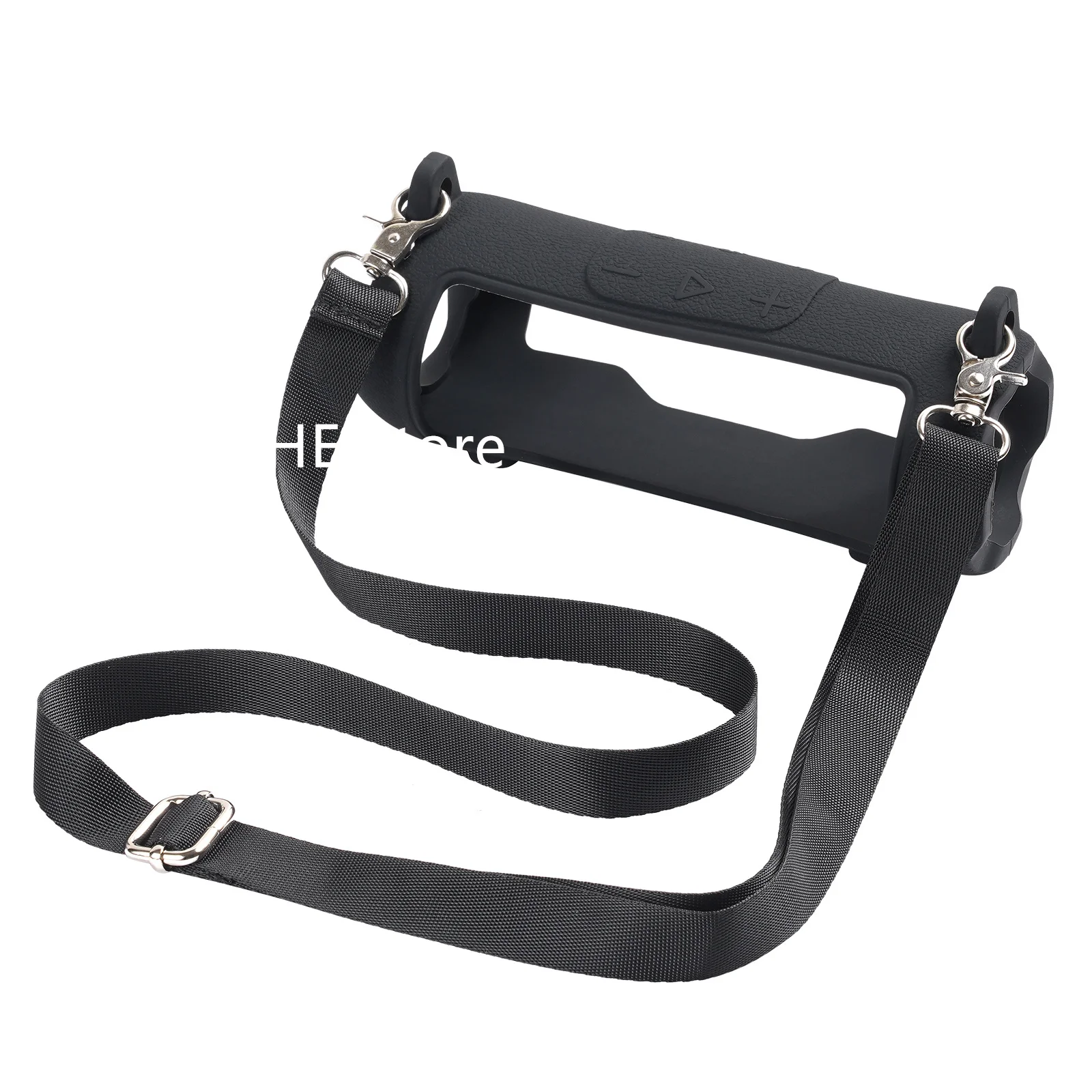 حقيبة حمل محمولة للسفر مع حزام كتف وغطاء حماية من السيليكون لمكبر الصوت JBL Flip 7