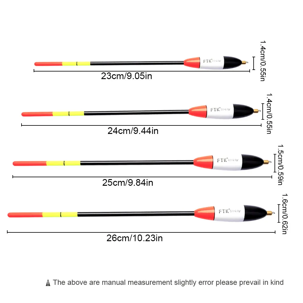 Barguzinsky Fir Float Copper Fishing Float Length 23CM-26CM Float Weight 2+2g/3+2g/4+2g/5+2g For Carp Fishing Buoy Bobber