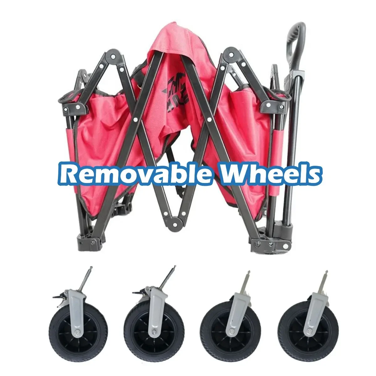 Hot Sale Hand Cart Trolley Baby Stroller Fold Foldable Cart with Wheels Folding Wagon