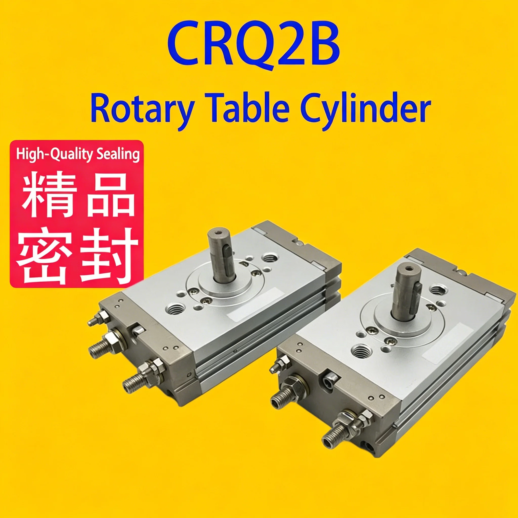 CDRQ2BS Thin Rotary Oscillating Cylinder Rotates 90 Degrees and 180 Degrees CDRQ2BS10-90  CDRQ2BS10-180