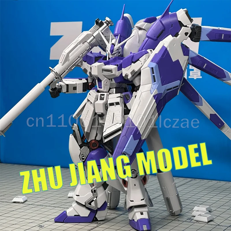 

ZHU JIANG MODEL RG 1/144 purple HI-V RX-93-V2 Assembly Model Kit Action Figure Plastic Model Christmas Toys Gifts