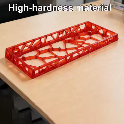 Transparent Hollow Keyboard Shell 60% Keys Layouts Keyboard Case High Hardness PC Shell Custom Keyboard Shell PC Gifts