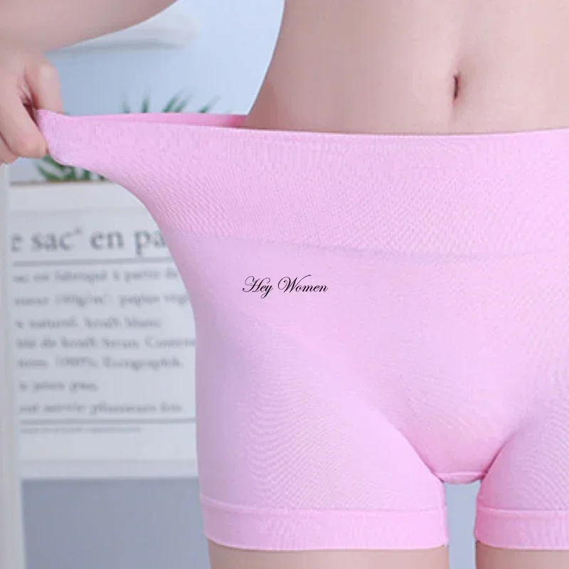 Underwear Women Seamless Safety Pants Japanese Sweet Medium Waist Comfort Breathable Elastic Casual Girl Boxer Briefs Lingerie