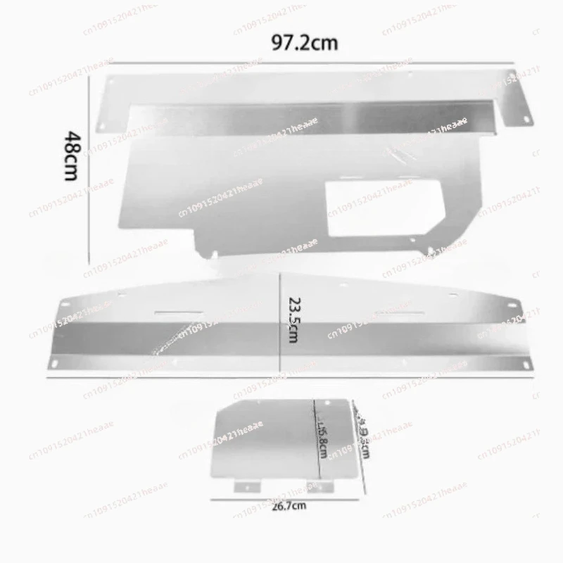 Suitable for engine splash guard lower protective plate 350Z G35 catalytic converter protection