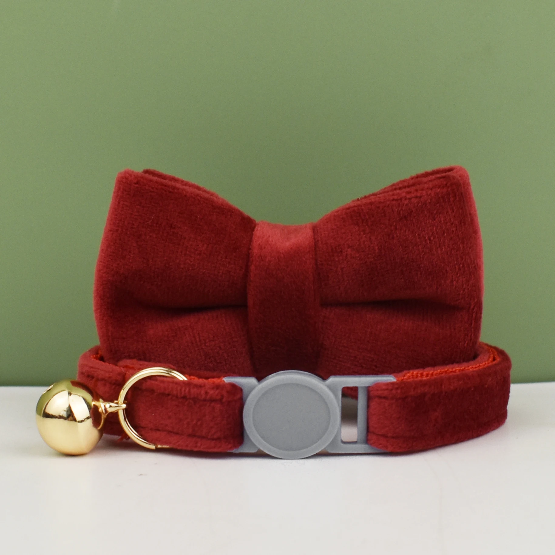 Cat Collar Bowknot Adjustable Safety Personalized pet collar Customized Name Soft