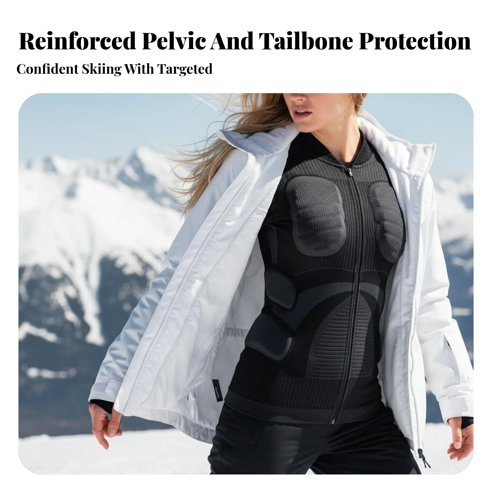 

Ski Protective Gear, Unisex Jacket, Snowboard, Double-Coating Collision Protection, Ergonomic Design, Full Set