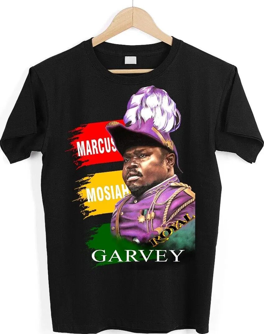 Marcus Garvey T Shirt Color Black Reggae Jah Tafari Marley Bob