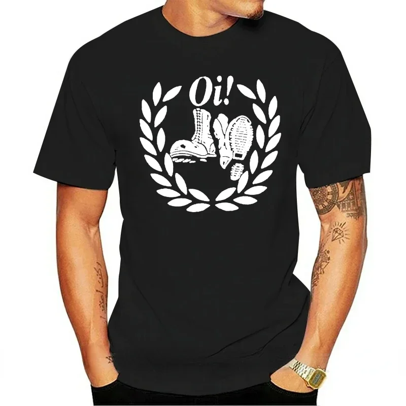 Tees Unisex Classic Vintage Streetwear Camisetas Mens Skinhead Oi T Shirt Punk Ska Scooter Crucified 4skin Top Christmas Gifts