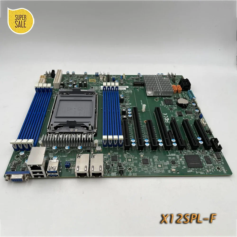 

Server Motherboard For Supermicro X12SPL-F M.2 PCIE 4.0 ATX SATA*10