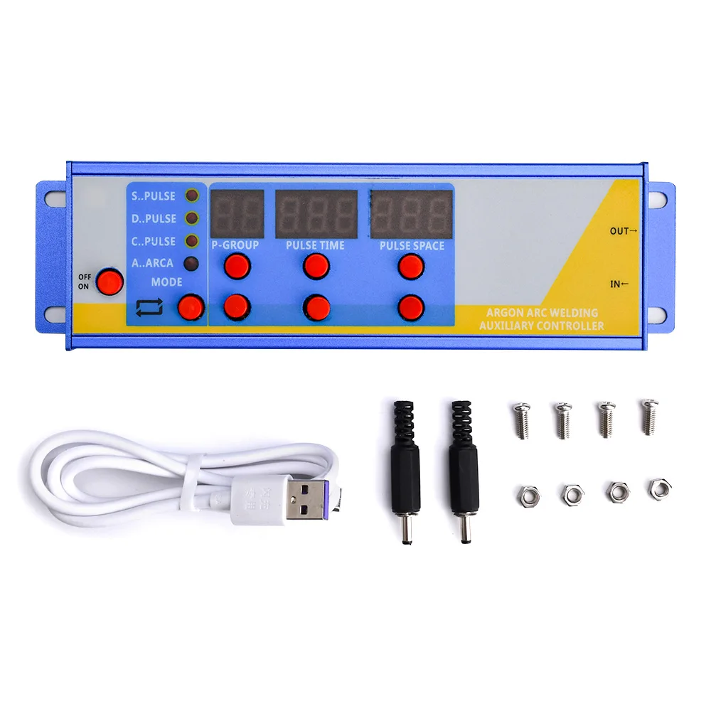 TIG Welding Modified Cold Welding Machine Controller Argon Arc Welding Pulse Controller Auxiliary Welding Tool 4 Welding Modes