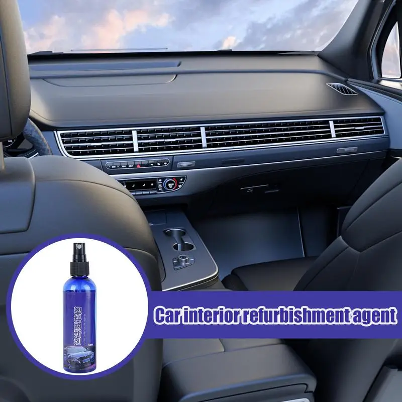 Renowator tapicerki Automotive Leather Restorer Odplamiacz 120ml Rozwiązanie renowacyjne Detailing samochodowy Czarny środek do renowacji tapicerki Powłoka tapicerska