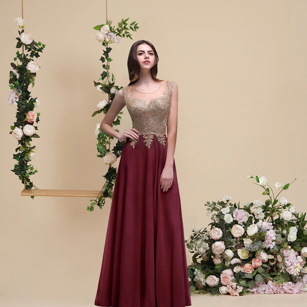 Bridesmaid Party Dress That Steals the Spotlight: A Real User's Honest  Review of the BABYONLINE Burgundy Maxi Mermaid Gown