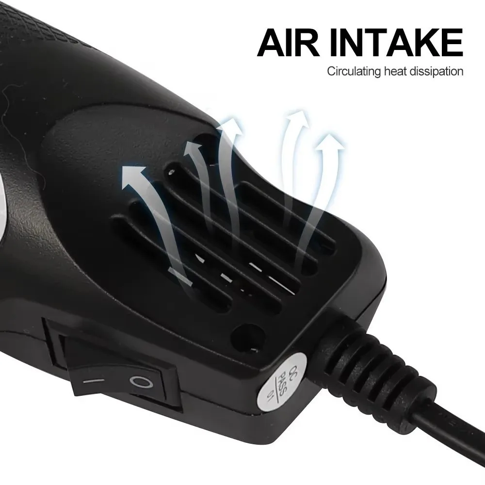 

300W Heat Electric Power Tool 220V With Supporting Seat Hot Air Shrink Plastic DIY Tool Color